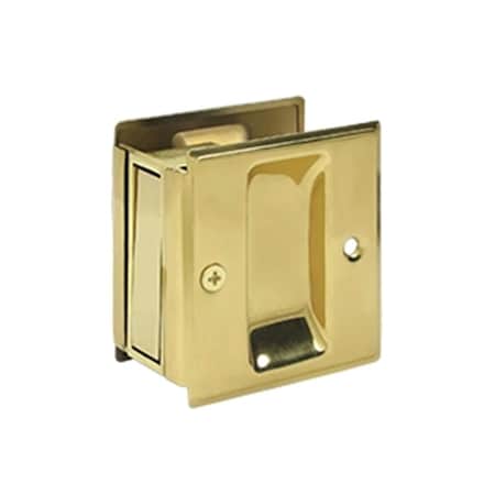 Dendesigns 2.5 x 2.75 in. Passage Pocket LockBright DE795598